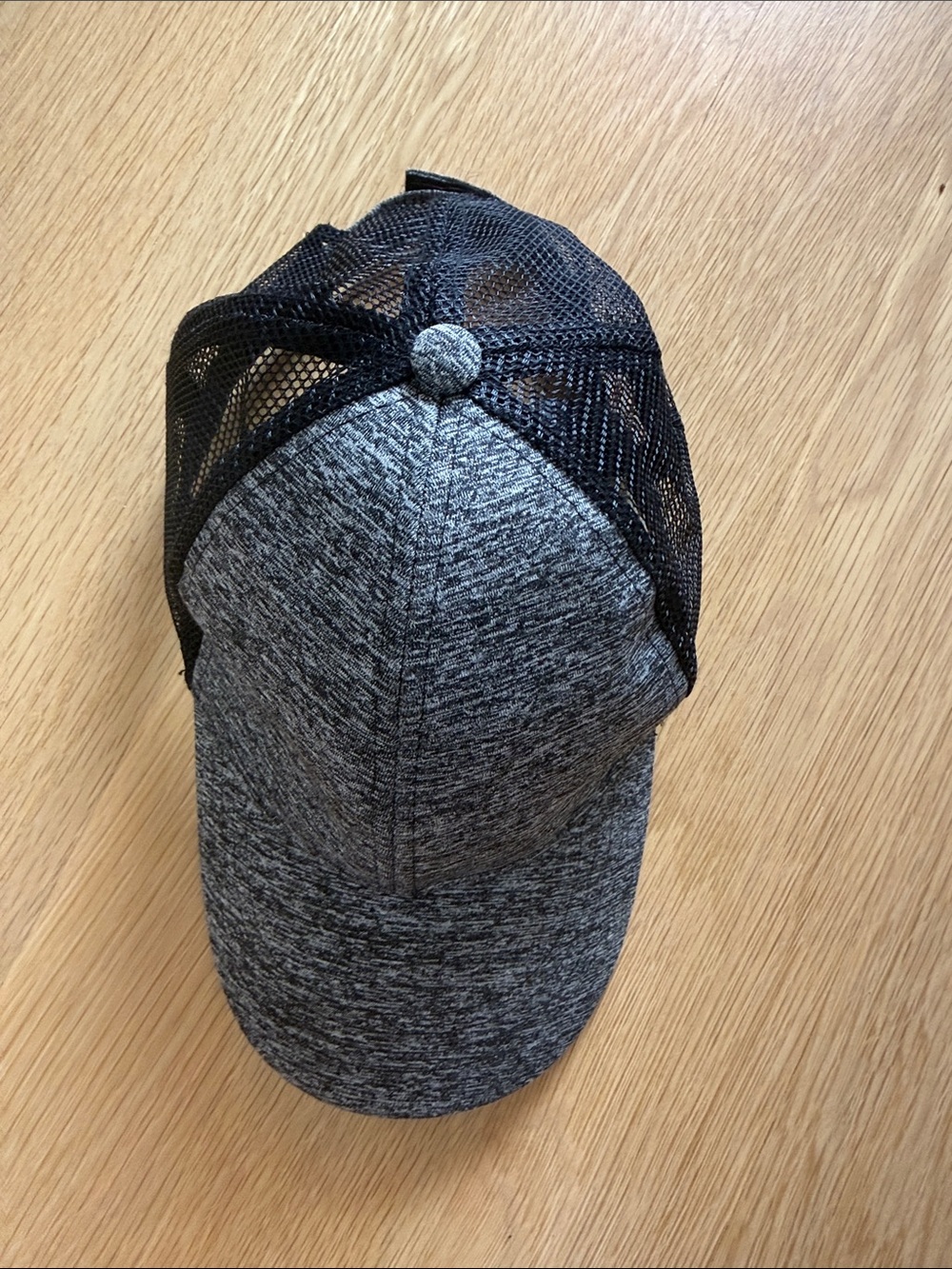 Zella Women's Heathered Gray Black Mesh Hat
